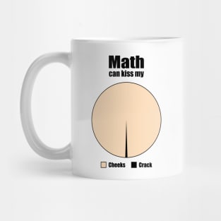 Math Can Kiss My Pie Chart Mug